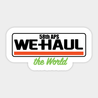 We-Haul The World Sticker